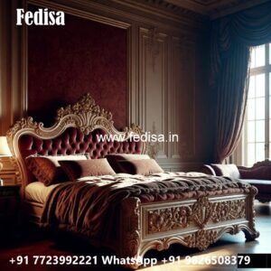 Royal Luxury Bed Design with Modern Finish No-1067