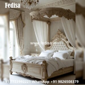 Elegant Luxury Bed Design for Modern Villas No-1078