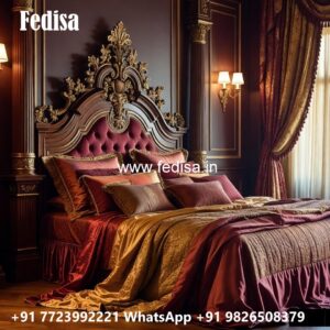Premium Luxury Bed Design with Royal Upholstery No-1084