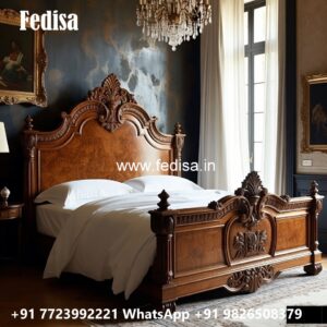 Modern Luxury Bed Design with Elegant Decorative Patterns No-1099