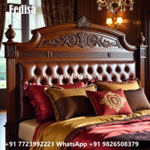 Luxury Bed Design with Elegant Curved Headboard No-1101