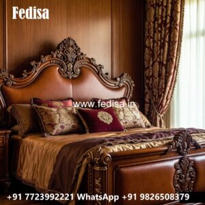 Luxury Bed Design with Elegant Soft Fabric Finish No-1119