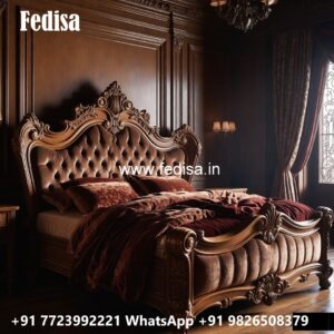 Luxury Bed Design with Artistic Interior Charm No-1126