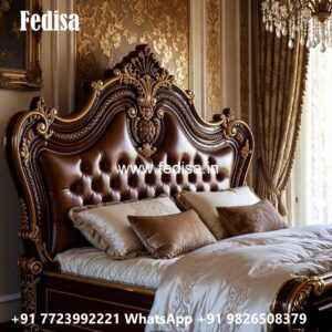 Premium Luxury Bed Design with Decorative Finish No-1127