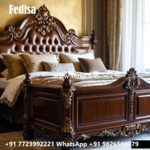 Stylish Luxury Bed Design with Premium Royal Finish No-1137