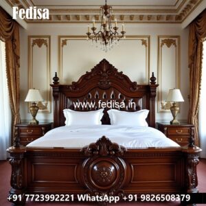 Modern Bed Design with LED Headboard No-1172