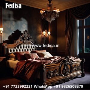 Traditional Classic Bed Design for Home No-1213