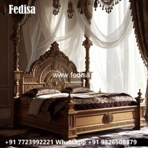 Latest Classic Bed Design for Home Interior No-1222