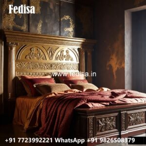 Classic Bed Design for Newly Married Couples No-1232