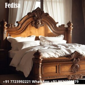 Classic Bed Design for Luxury Villa No-1245