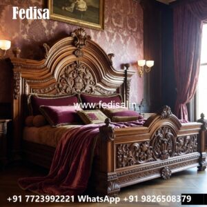 Stylish Double Classic Bed Design No-1262