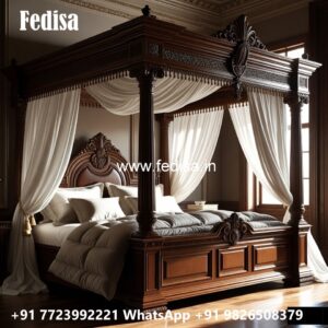 Designer Wooden Classic Bed Design No-1293