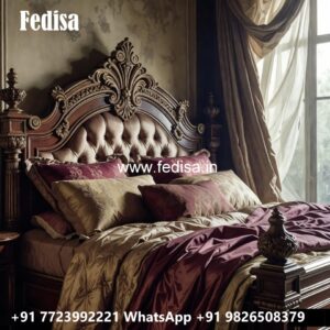 Unique Royal Classic Bed Design No-1300