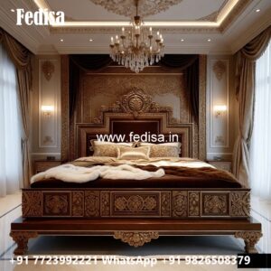 Wooden Classic Bed Design Photos No-1307