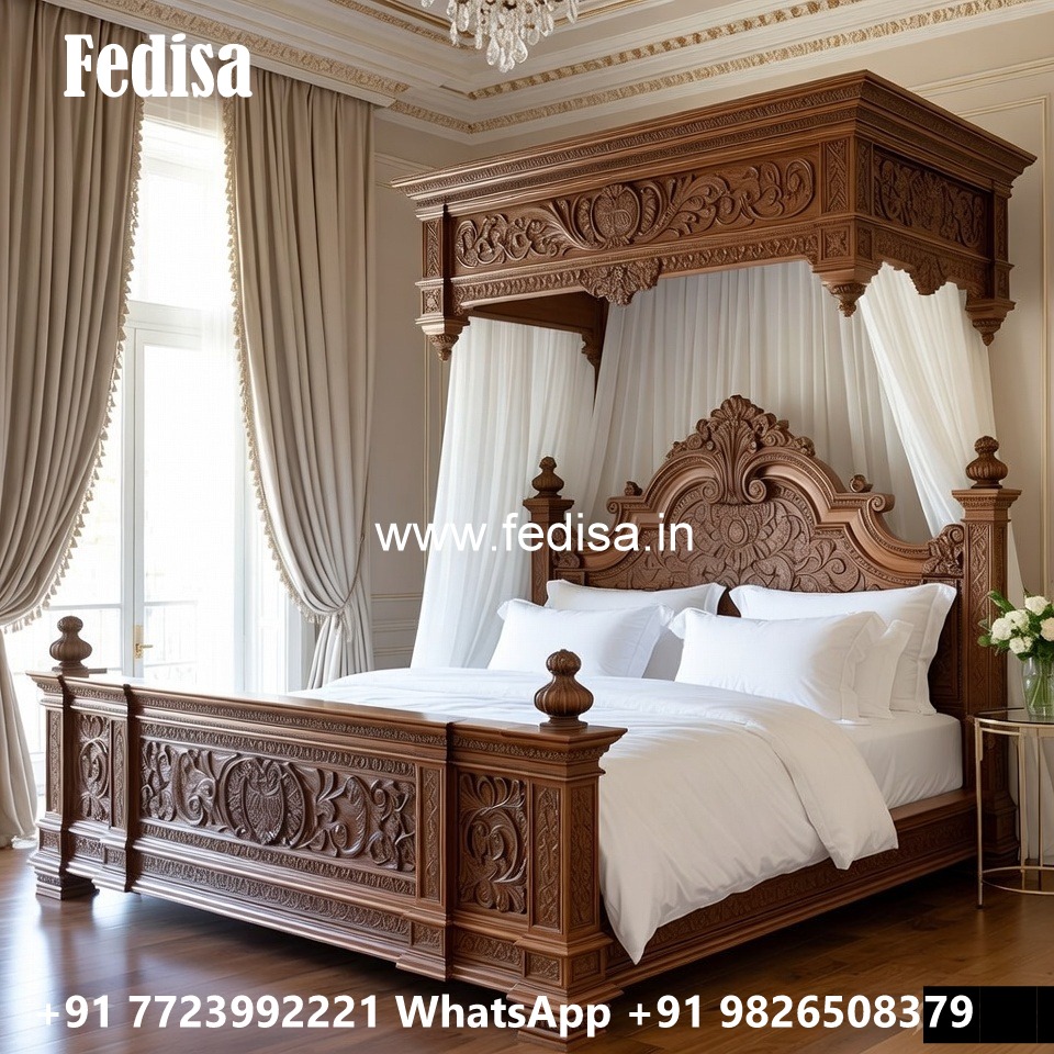 Modern Vintage Classic Bed Design No-1330