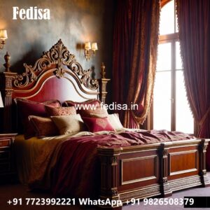 Indian Luxury Classic Bed Design No-1333