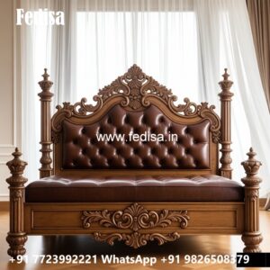 Beautiful Classic Bedroom Bed Design No-1335