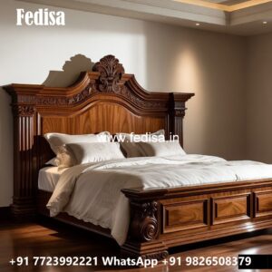 Royal Luxury Classic Bed Design Photos No-1340