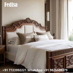 Elegant Bedroom Setup with Classic Bed No-1404