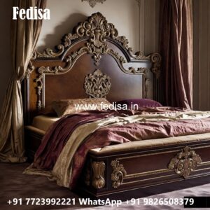 Modern Wooden Classic Bed for Couples No-1505