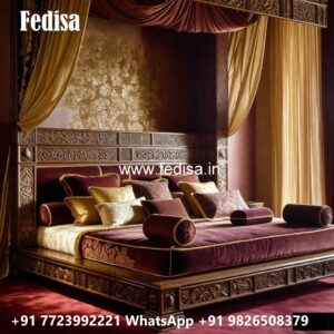 Premium Wooden Bedroom Bed Inspiration No-1508