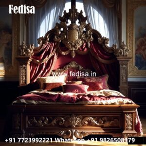 Stylish King Size Wooden Classic Bed No-1509
