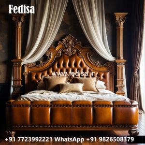 Premium Royal Wooden Bed Collection No-1539