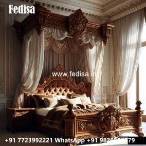 Luxury Home Decor Wooden Bed Design No-1544