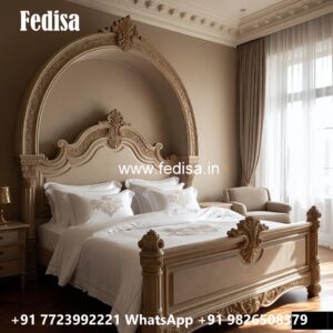 Rich Interior Bedroom Wooden Furniture No-1546