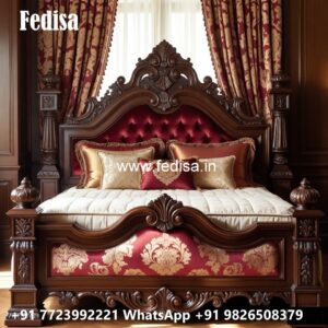 Traditional Wooden Royal Bed Inspiration No-1550