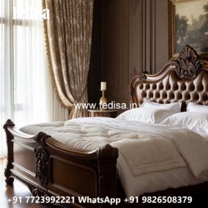 Decorative Wooden Bed Design Inspiration No-1554