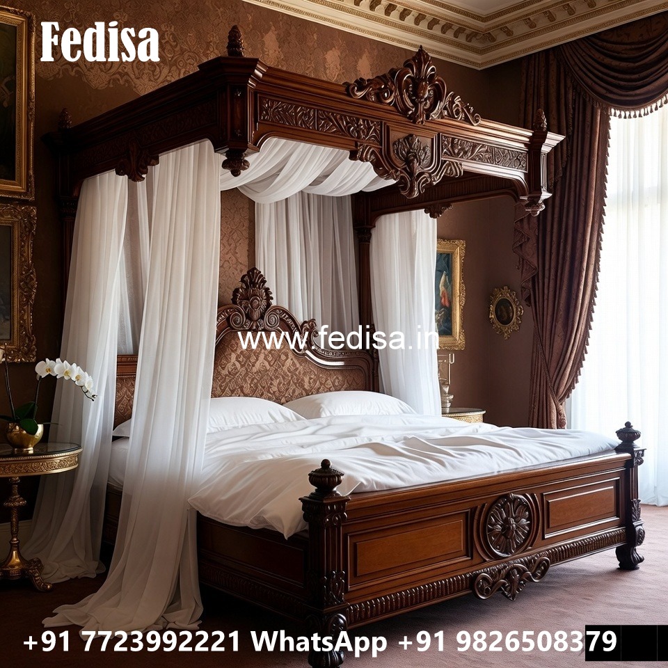 Elegant Bedroom Design with Wooden Furniture No-1611