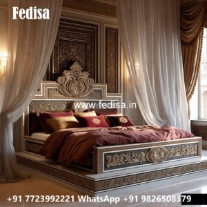 Modern Luxury Bed Design with Storage No-1714