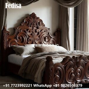 Luxury Bed Design with Stylish Geometric Patterns No-1753