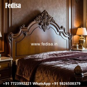 Elegant Wooden Luxury Bed Design Concepts No-1754