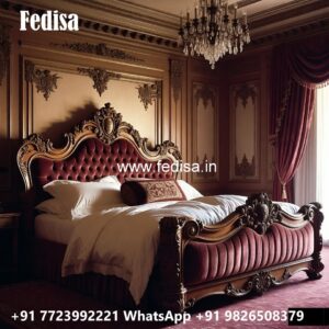Luxury Bed Design with Elegant Bedroom Aesthetics No-1766