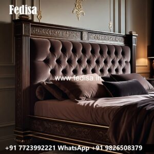 Luxury Bed Design with Contemporary Upholstered Style No-1791