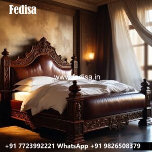 Modern Luxury Bed Design with Velvet Finish No-1803
