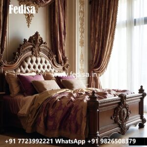 Luxury Bed Design with Modern Storage Solutions No-1817