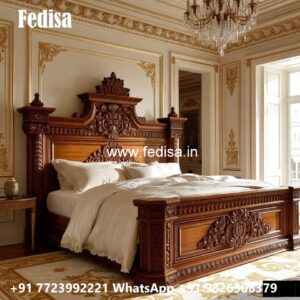 Premium Luxury Bed Design with Elegant Headboard No-1845