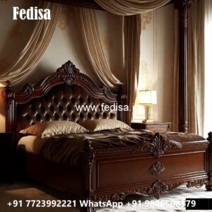 Modern Luxury Bed Design with Designer Headboard No-1851