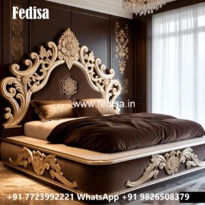 Premium Luxury Bed Design with Elegant Fabric Finish No-1889