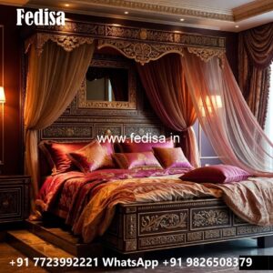 Elegant Luxury Bed Design with Premium Upholstery No-1911
