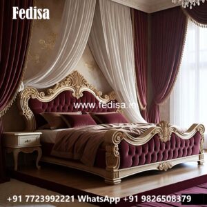 Stylish Luxury Bed Design with Premium Bedroom Comfort No-1952
