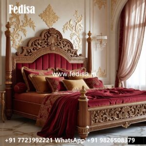 Double Bed Design with Modern Upholstery No-2025