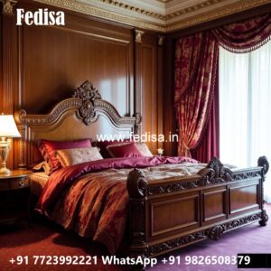 Luxury Bed Design with Modern Headboard Style No-2031