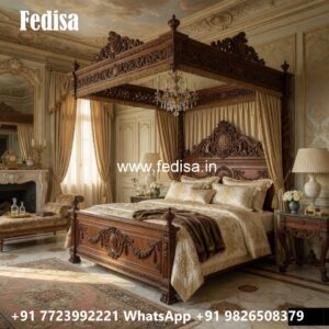 Designer Classic Bed Design with Upholstery No-2064