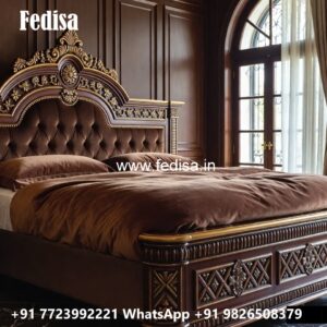 Classic Bed Design for Newly Married Couples No-2082
