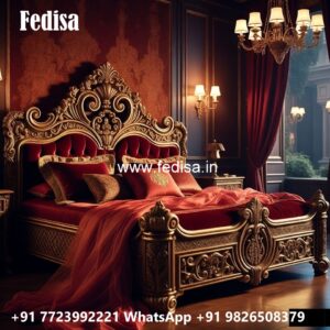 Stylish Luxury Classic Bed Design Photos No-2093