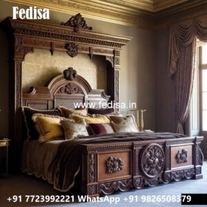 Rich Look Classic Bed Design Ideas No-2117